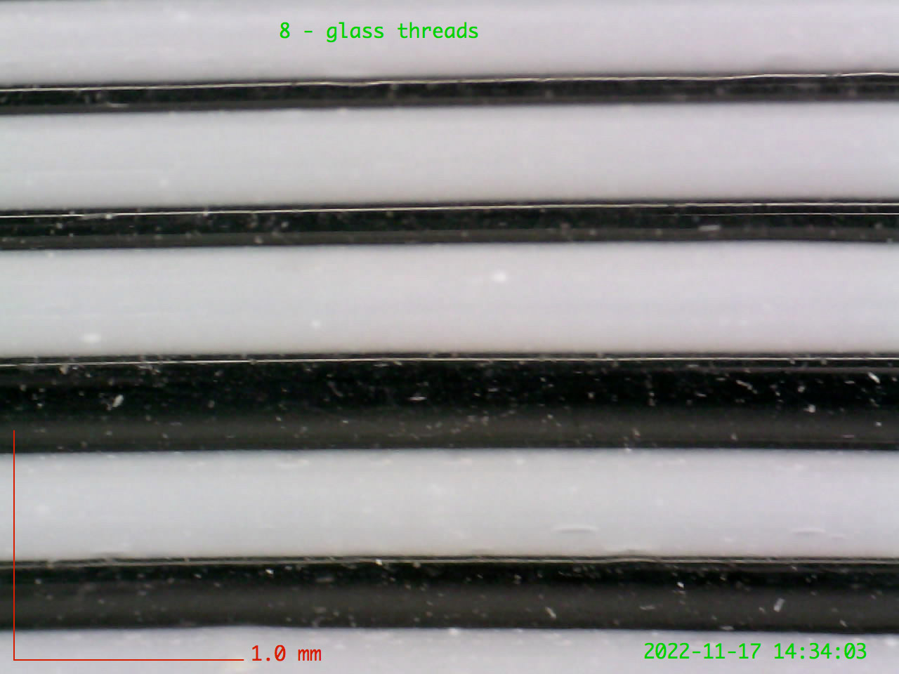 Glass threads